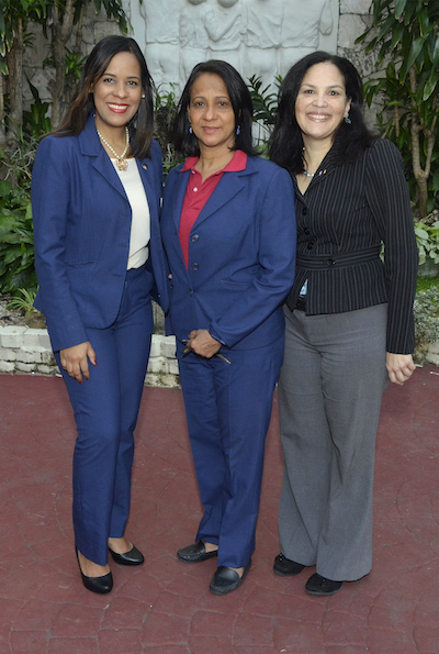 Clarissa Niña Ballista, Amarilys Beltré y Melba De la Cruz.