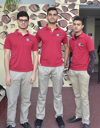 Antonio Camara, Jorge Vega y Sebastián Ángeles