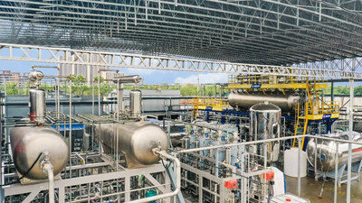Plataforma de prueba de electrolizadores desarrollada por SANY Hydrogen (PRNewsfoto/SANY Group)